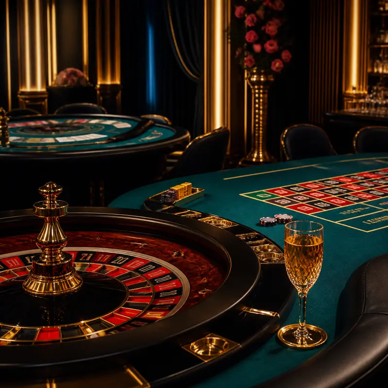 Yono VIP Champagne roulette table